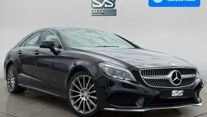 Used Mercedes CLS220 AMG line 177 HP (130 kW) 2016 Black Coupe