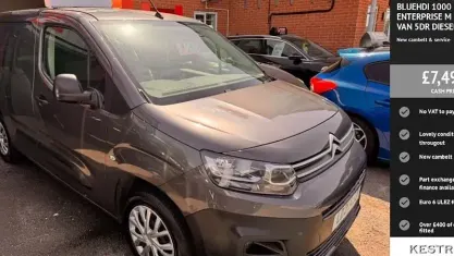 Used Citroën e-Berlingo 102 HP (75 kW) 2021 Grey Van