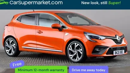 Usado Renault Clio V RS Line 140 CV (102 kW) 2021 Naranja Utilitario