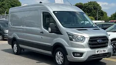 Moondust silver (metallic paint) Used 2024 Ford Transit Limited Van | £29,500 (Expensive)