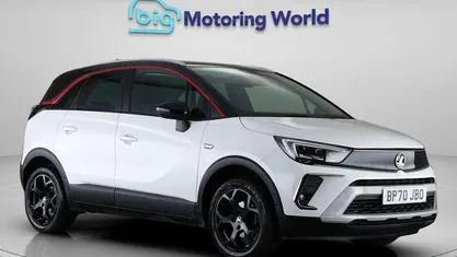 Used Vauxhall Crossland SRi 110 HP (80 kW) 2021 White SUV