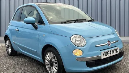 Blue Used 2014 Fiat 500 Lounge Hatchback | £3,795 (Super price)