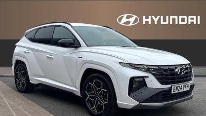 Gebraucht Hyundai Tucson N Line 265 PS (194 kW) 2024 Weiß SUV