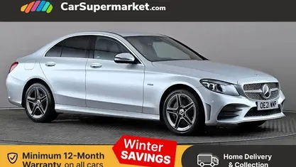 Used 2021 Mercedes C300e AMG line Sedan | £16,997 (Fair price)