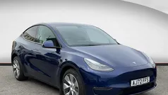 Blue Used 2022 Tesla Model Y Long Range SUV | £23,390 (Fair price)