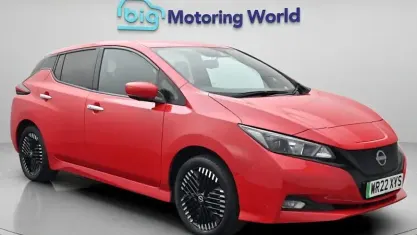 Used Nissan Leaf N-Connecta 160 kW (218 HP) 2022 Red Hatchback