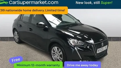 Used Peugeot 208 Active 102 HP (75 kW) 2020 Black Hatchback