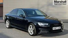 Black Used 2017 Audi A4 S-Line Sedan | £12,883 (Fair price)