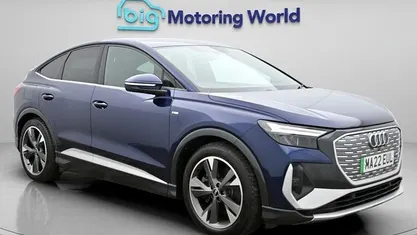 Used Audi Q4 Sportback e-tron S-Line 219 kW (299 HP) 2022 Blue SUV