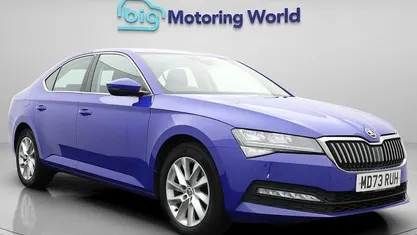 Used Skoda Superb SE 150 HP (110 kW) 2023 Blue Hatchback