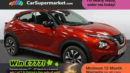 Used Nissan Juke Acenta 114 HP (83 kW) 2022 Red SUV