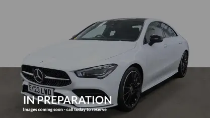 Used Mercedes CLA200 AMG Line Premium Plus 163 HP (119 kW) 2022 White Coupe