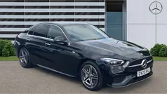Black Used 2024 Mercedes C300e AMG Line Premium Sedan | £41,847 (Fair price)