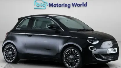 Used Fiat 500e La Prima 86 kW (118 HP) 2022 Black Hatchback