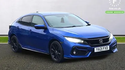 Used Honda Civic Sport 182 HP (133 kW) 2021 Blue Hatchback
