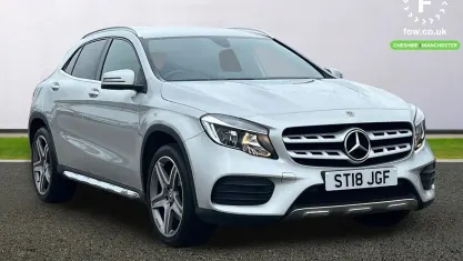 Used Mercedes GLA220 AMG line 177 HP (130 kW) 2018 Silver SUV