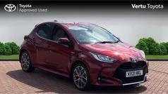 Red Used 2021 Toyota Yaris Hybrid Hatchback | £17,837 (Fair price)