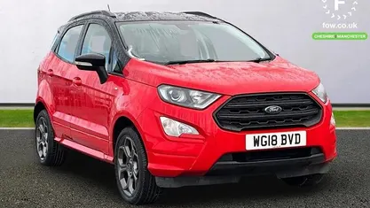 Used Ford Ecosport ST-Line 125 HP (91 kW) 2018 Red SUV