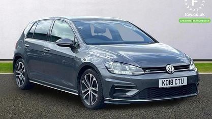Begagnad VW Golf VII R-line 150 HK (110 kW) 2018 Grå Halvkombi