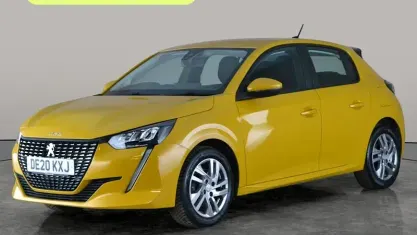 Used Peugeot 208 Active 102 HP (75 kW) 2020 Yellow Hatchback