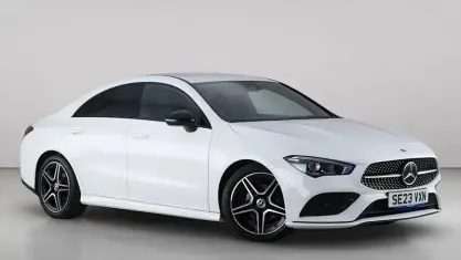 Used Mercedes CLA180 Executive 136 HP (100 kW) 2022 White Coupe