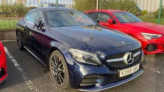 Blue Used 2019 Mercedes C300 Active Coupe | £19,599 (Fair price)