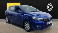 Blue Used 2021 Dacia Sandero Comfort Hatchback | £10,941 (Fair price)