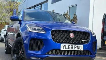 Used Jaguar E-Pace R-Dynamic 200 HP (147 kW) 2018 Blue SUV