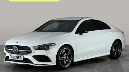 Used Mercedes CLA180 Executive 136 HP (100 kW) 2022 White Coupe