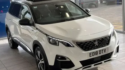 Used Peugeot 5008 GT-line 131 HP (96 kW) 2018 White SUV