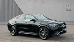 Obsidian black metallic Used 2025 Mercedes GLE450 AMG AMG Line Premium Plus Coupe | £73,890 (Good price)
