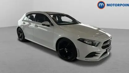 Used Mercedes A200 AMG line 163 HP (119 kW) 2018 White Hatchback