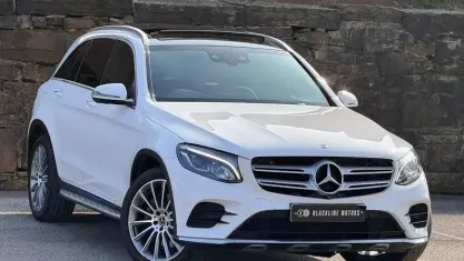 Used Mercedes GLC250 AMG Line Premium 204 HP (150 kW) 2017 White SUV