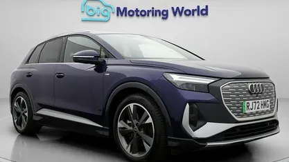 Used Audi Q4 e-tron S-Line 150 kW (204 HP) 2022 Blue SUV