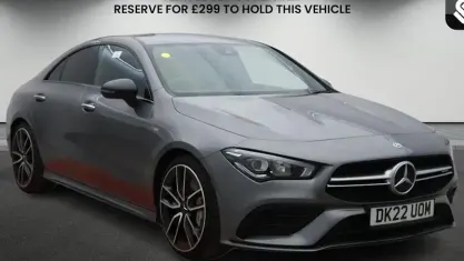 Used Mercedes CLA35 AMG Premium 306 HP (225 kW) 2022 Grey Coupe