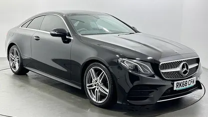 Black Used 2018 Mercedes E220 AMG line Coupe | £18,285 (Good price)