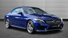 Blue Used 2017 Mercedes C200 AMG Line Premium Plus Cabriolet | £19,000 (Fair price)
