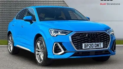 Used Audi Q3 Sportback S-Line 230 HP (169 kW) 2020 Blue SUV