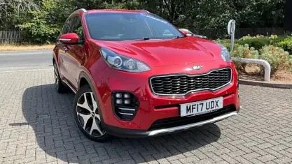 Used Kia Sportage GT-Line 136 HP (100 kW) 2017 Red SUV