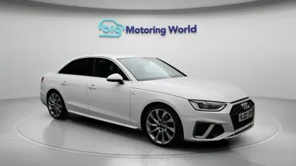 Used Audi A4 S-Line 150 HP (110 kW) 2021 White Sedan