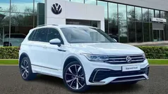 Pure white Used 2022 VW Tiguan R-line SUV | £29,792 (Fair price)