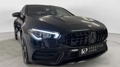Used Mercedes CLA250e AMG Line Premium 218 HP (160 kW) 2022 Black Coupe