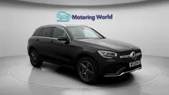Black Used 2022 Mercedes GLC300e AMG line Estate | £28,100 (Fair price)