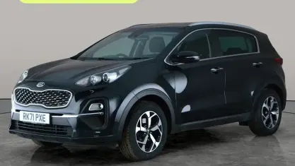 Begagnad Kia Sportage 136 HK (100 kW) 2021 Svart SUV