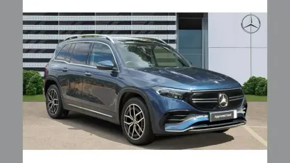 Used Mercedes EQB350 AMG line 214 kW (292 HP) 2022 Blue SUV