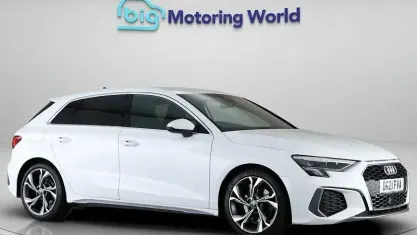 Used Audi A3 Sportback S-Line 110 HP (80 kW) 2021 White Hatchback