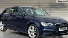 Blue Used 2018 Audi A3 S-Line Hatchback | £12,419 (Good price)