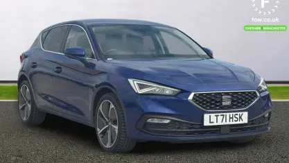 Used Seat Leon XCELLENCE Lux 150 HP (110 kW) 2021 Blue Hatchback