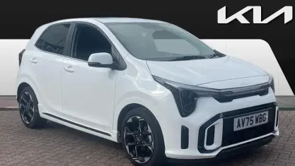 New Kia Picanto GT-Line S 69 HP (50 kW) 2026 White Hatchback