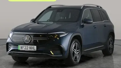Käytetty Mercedes EQB300 AMG line 167 kW (228 HP) 2022 Sininen Katumaasturi